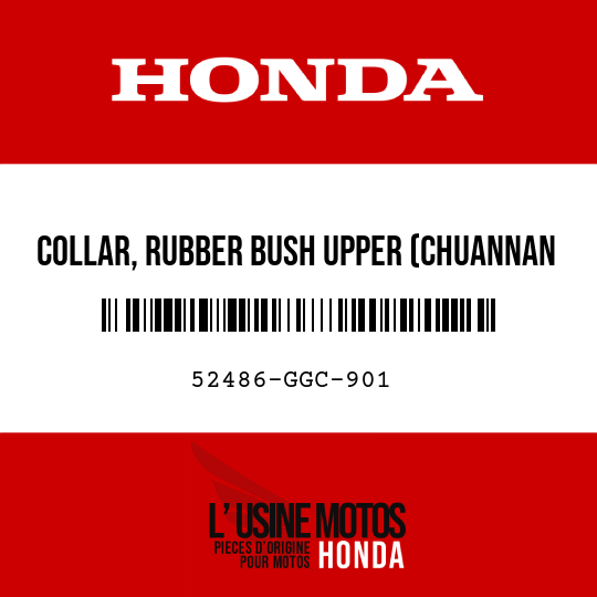 image de 52486-GGC-901 COLLAR, RUBBER BUSH UPPER (CHUANNAN ABSORBER)