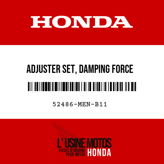 image de 52486-MEN-B11 ADJUSTER SET, DAMPING FORCE