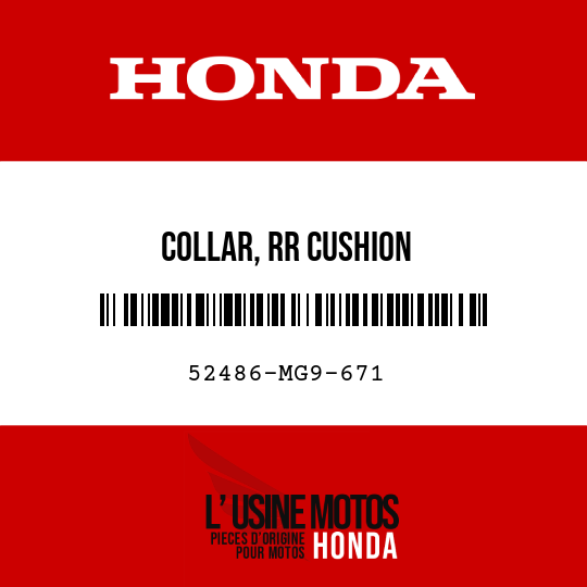 image de 52486-MG9-671 COLLAR, RR CUSHION