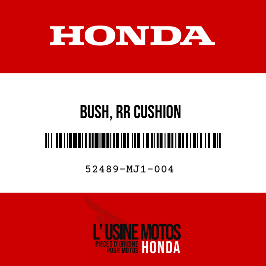 image de 52489-MJ1-004 BUSH, RR CUSHION