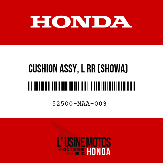 image de 52500-MAA-003 CUSHION ASSY, L RR (SHOWA)