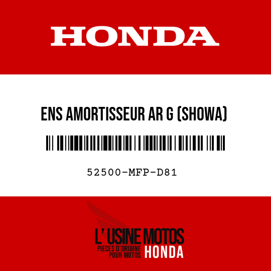 image de 52500-MFP-D81 ENS AMORTISSEUR AR G (SHOWA)