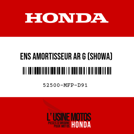 image de 52500-MFP-D91 ENS AMORTISSEUR AR G (SHOWA)