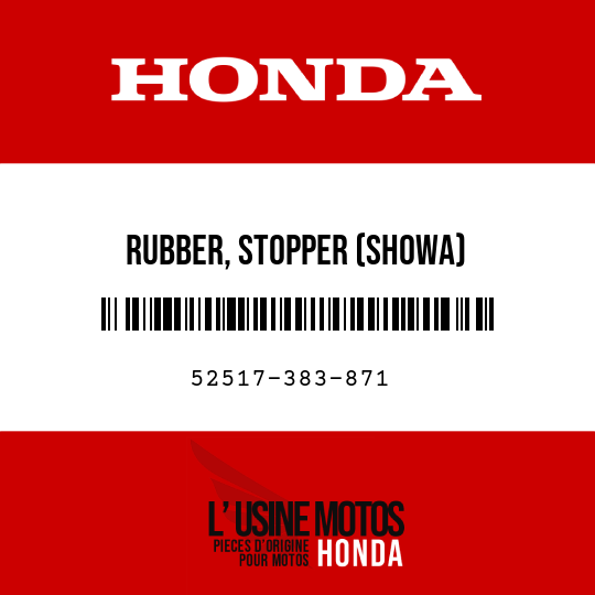 image de 52517-383-871 RUBBER, STOPPER (SHOWA)