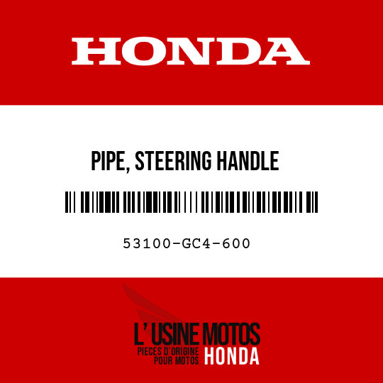 image de 53100-GC4-600 PIPE, STEERING HANDLE