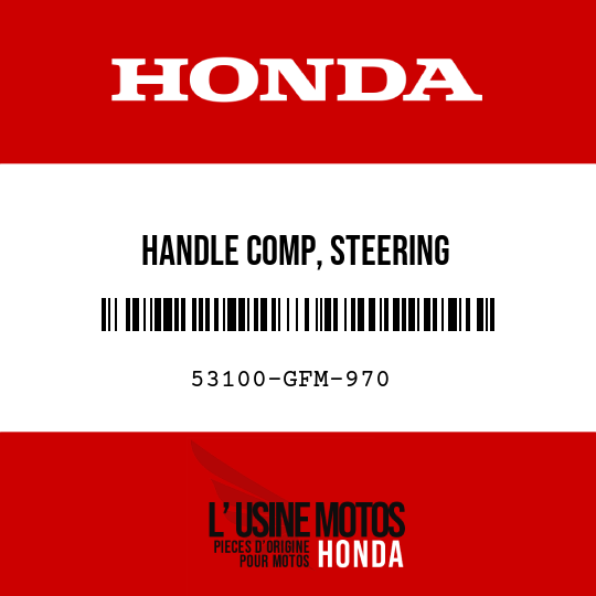 image de 53100-GFM-970 HANDLE COMP, STEERING