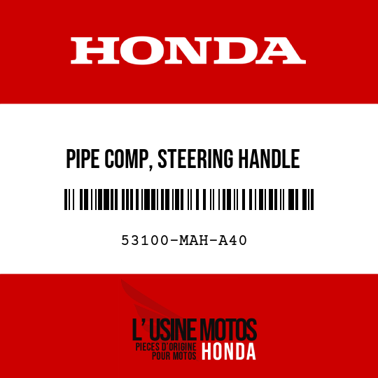 image de 53100-MAH-A40 PIPE COMP, STEERING HANDLE