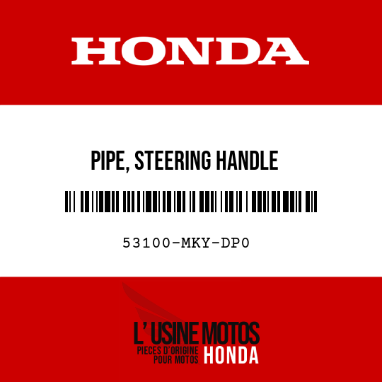 image de 53100-MKY-DP0 PIPE, STEERING HANDLE