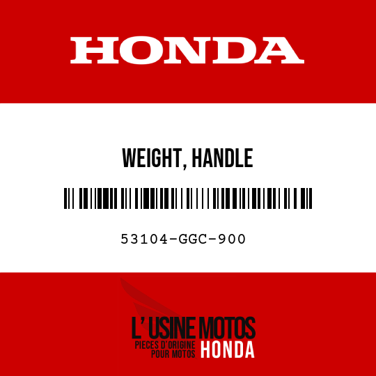 image de 53104-GGC-900 WEIGHT, HANDLE