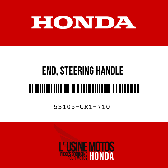image de 53105-GR1-710 END, STEERING HANDLE