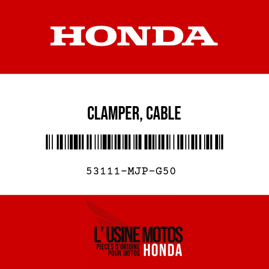 image de 53111-MJP-G50 CLAMPER, CABLE