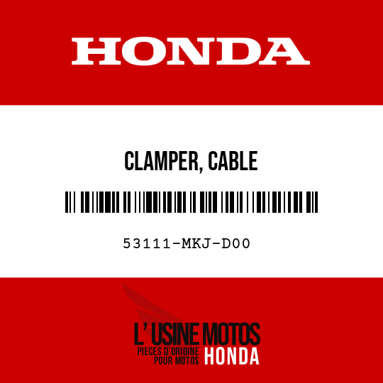 image de 53111-MKJ-D00 CLAMPER, CABLE