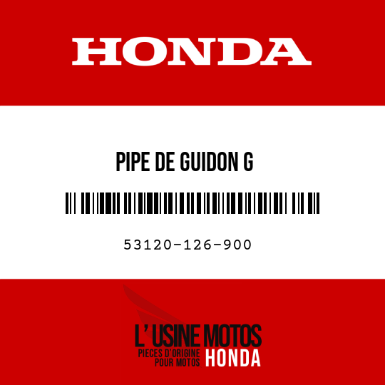 image de 53120-126-900 PIPE DE GUIDON G