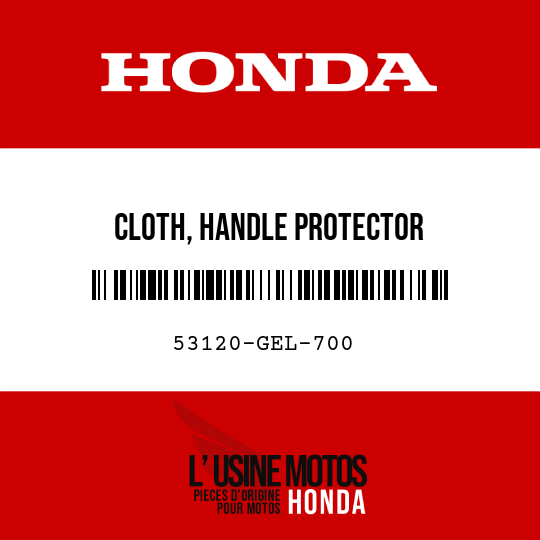 image de 53120-GEL-700 CLOTH, HANDLE PROTECTOR