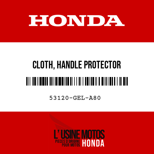 image de 53120-GEL-A80 CLOTH, HANDLE PROTECTOR