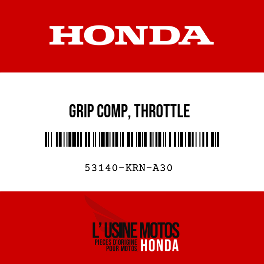 image de 53140-KRN-A30 GRIP COMP, THROTTLE