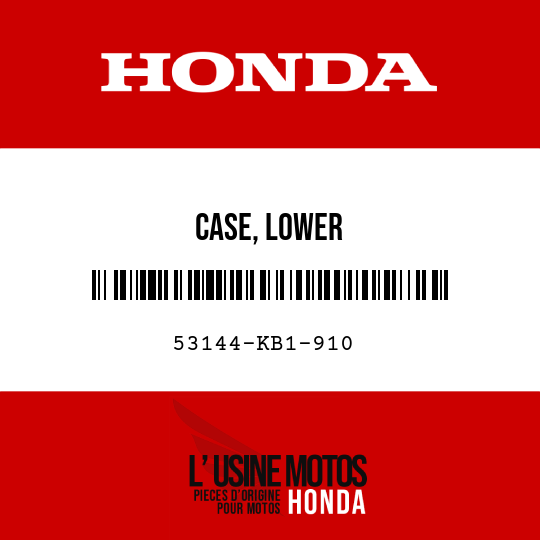 image de 53144-KB1-910 CASE, LOWER