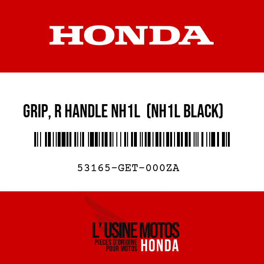 image de 53165-GET-000ZA GRIP, R HANDLE NH1L  (NH1L BLACK)