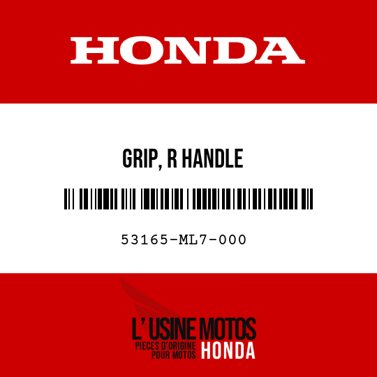 image de 53165-ML7-000 GRIP, R HANDLE