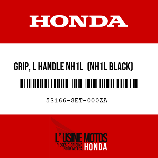 image de 53166-GET-000ZA GRIP, L HANDLE NH1L  (NH1L BLACK)