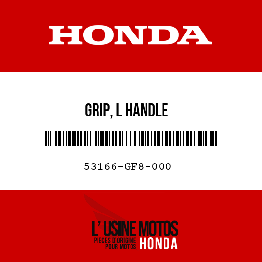image de 53166-GF8-000 GRIP, L HANDLE