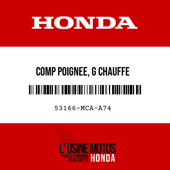 image de 53166-MCA-A74 COMP POIGNEE, G CHAUFFE