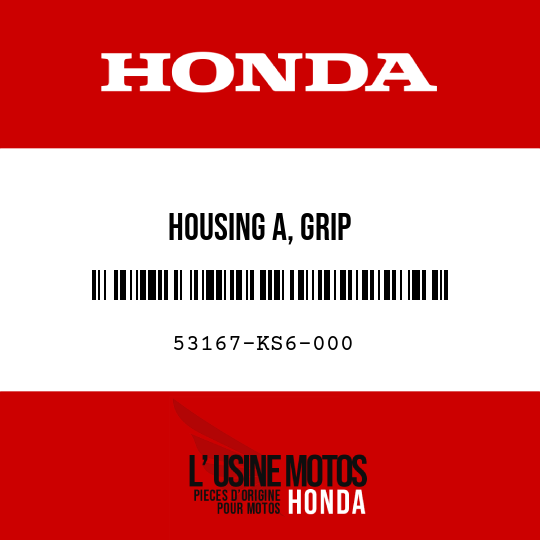 image de 53167-KS6-000 HOUSING A, GRIP