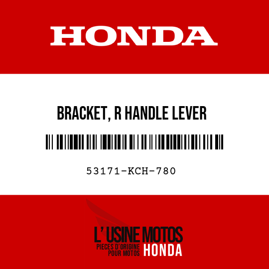 image de 53171-KCH-780 BRACKET, R HANDLE LEVER
