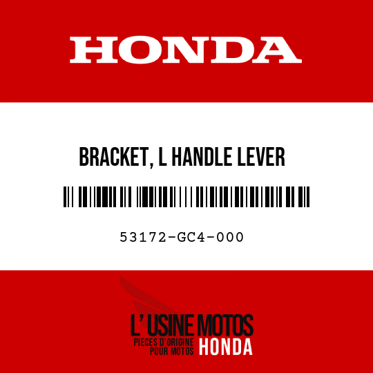 image de 53172-GC4-000 BRACKET, L HANDLE LEVER