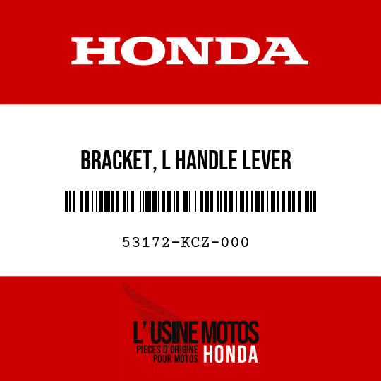 image de 53172-KCZ-000 BRACKET, L HANDLE LEVER