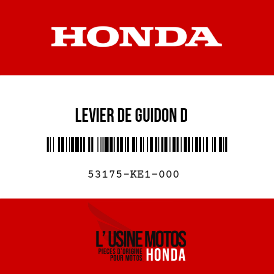 image de 53175-KE1-000 LEVIER DE GUIDON D