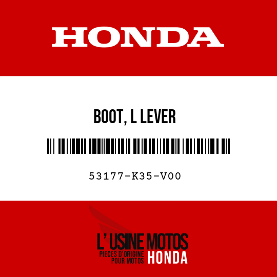 image de 53177-K35-V00 BOOT, L LEVER