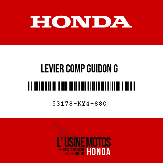 image de 53178-KY4-880 LEVIER COMP GUIDON G
