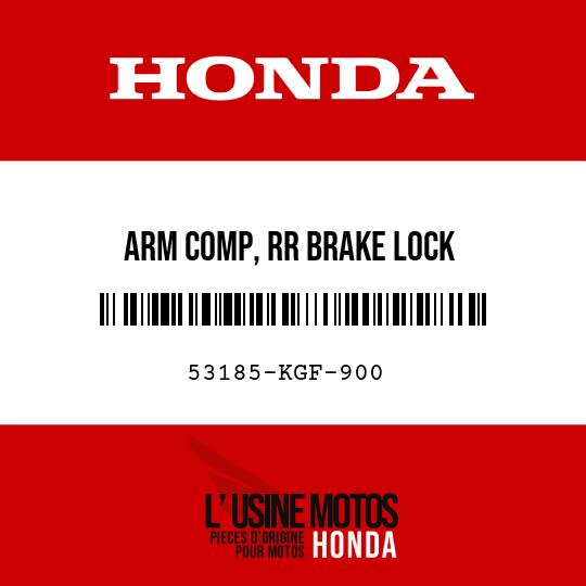 image de 53185-KGF-900 ARM COMP, RR BRAKE LOCK