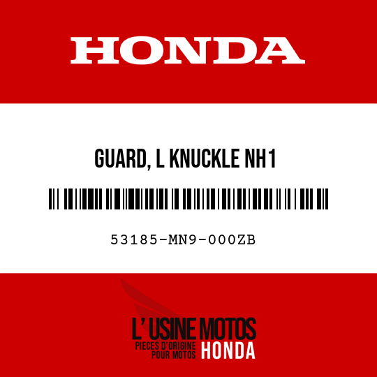 image de 53185-MN9-000ZB GUARD, L KNUCKLE NH1 