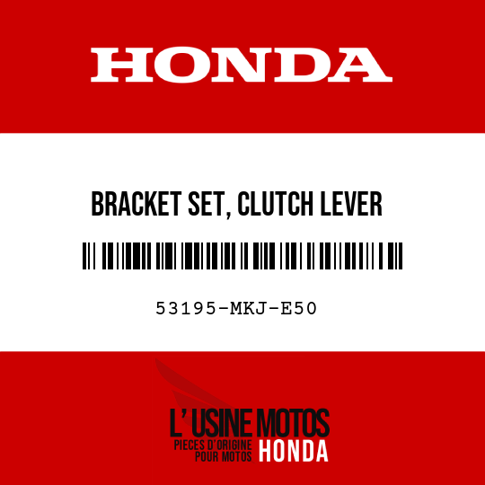 image de 53195-MKJ-E50 BRACKET SET, CLUTCH LEVER