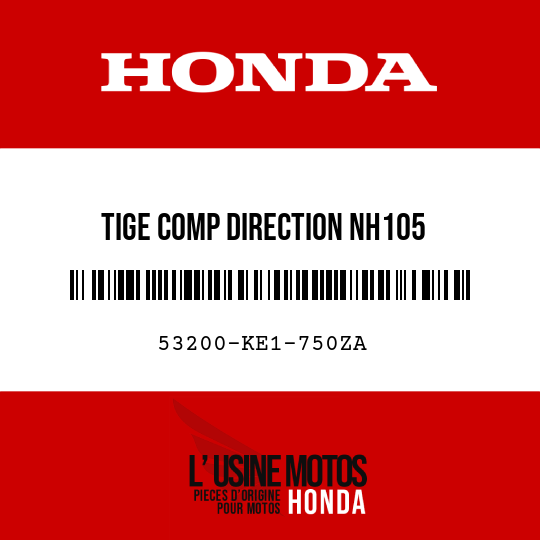 image de 53200-KE1-750ZA TIGE COMP DIRECTION NH105 