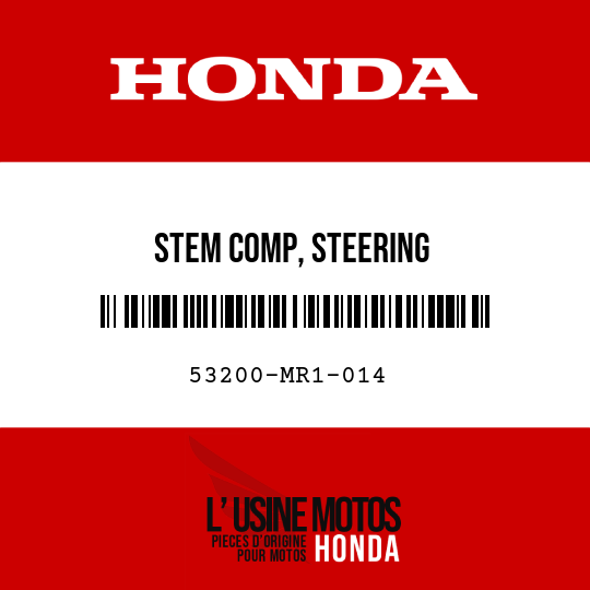 image de 53200-MR1-014 STEM COMP, STEERING