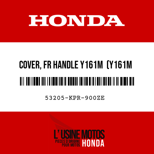 image de 53205-KPR-900ZE COVER, FR HANDLE Y161M  (Y161M NAVONA BEIGE METALLIC)