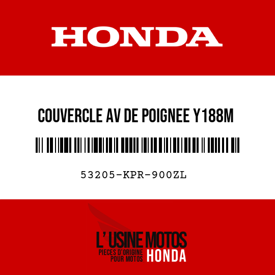 image de 53205-KPR-900ZL COUVERCLE AV DE POIGNEE Y188M 