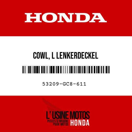 image de 53209-GC8-611 COWL, L LENKERDECKEL