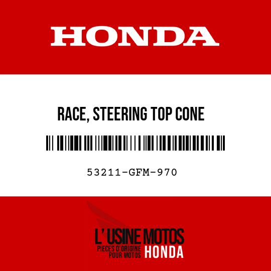 image de 53211-GFM-970 RACE, STEERING TOP CONE