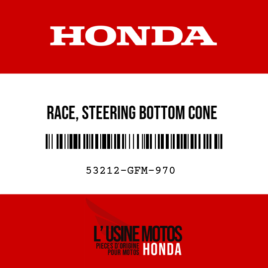 image de 53212-GFM-970 RACE, STEERING BOTTOM CONE