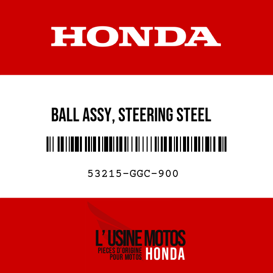 image de 53215-GGC-900 BALL ASSY, STEERING STEEL