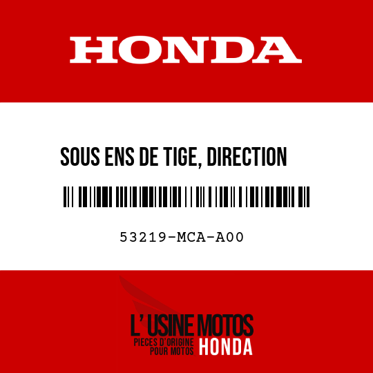 image de 53219-MCA-A00 SOUS ENS DE TIGE, DIRECTION
