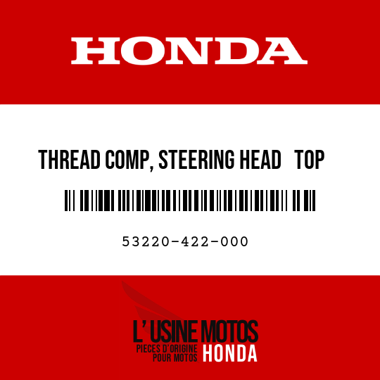 image de 53220-422-000 THREAD COMP, STEERING HEAD   TOP