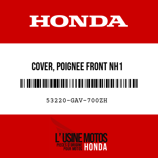 image de 53220-GAV-700ZH COVER, POIGNEE FRONT NH1