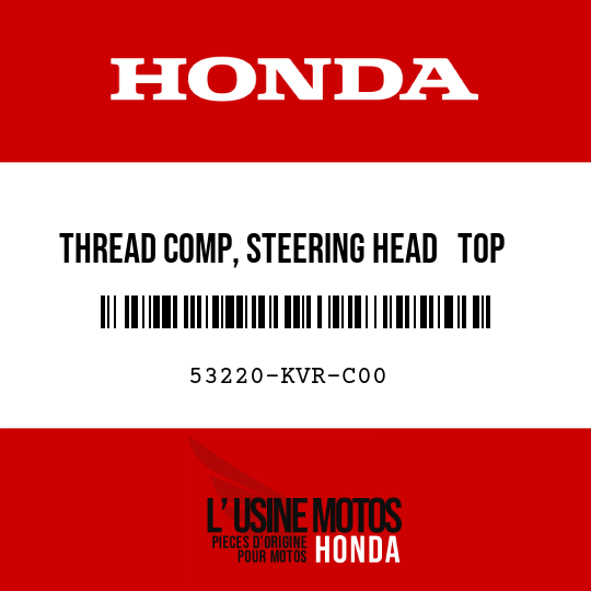 image de 53220-KVR-C00 THREAD COMP, STEERING HEAD   TOP