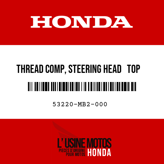 image de 53220-MB2-000 THREAD COMP, STEERING HEAD   TOP