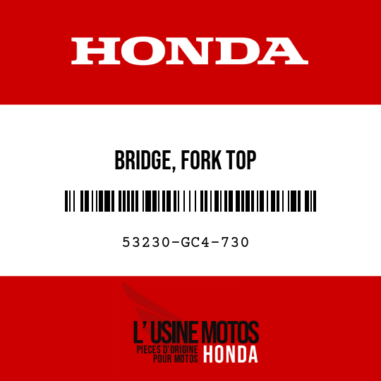 image de 53230-GC4-730 BRIDGE, FORK TOP